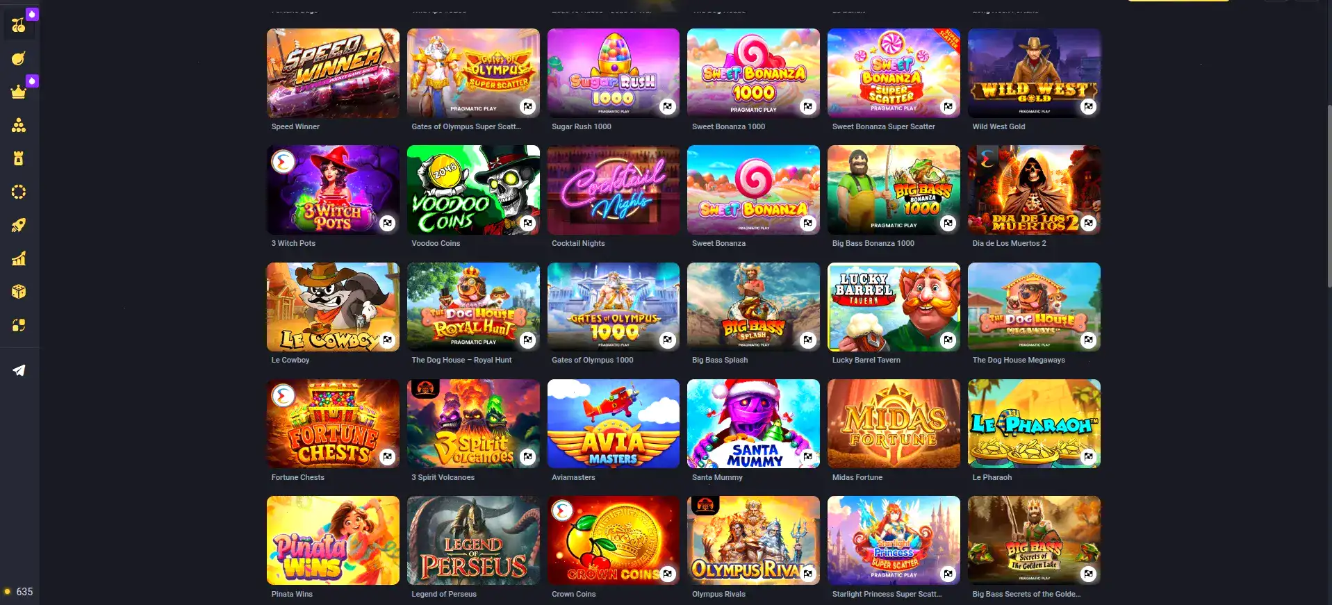 Мобильная версия Ttr казино